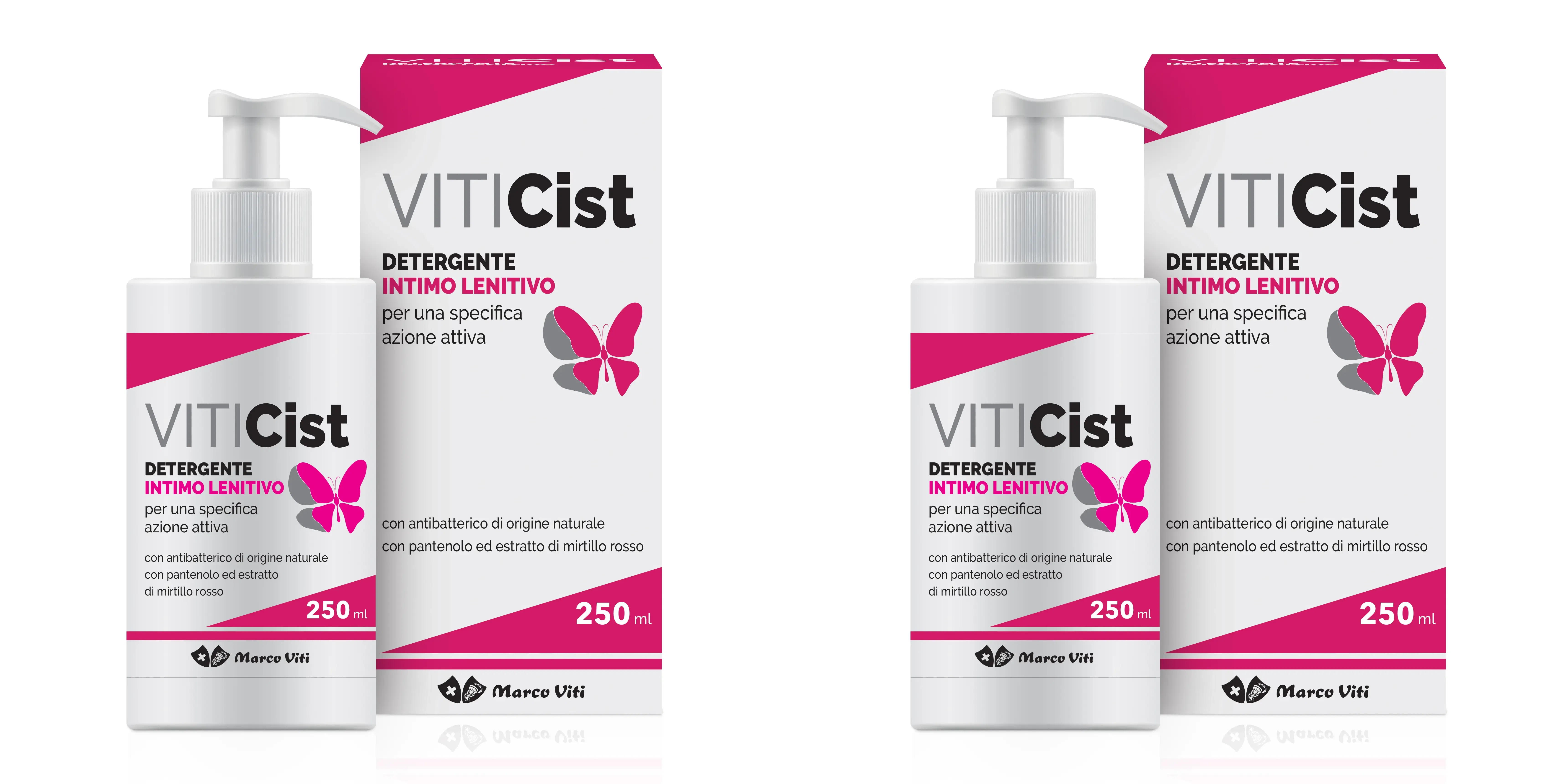 VITICIST DETERGENTE INTIMO LENITIVO 250 ML Pack da 2