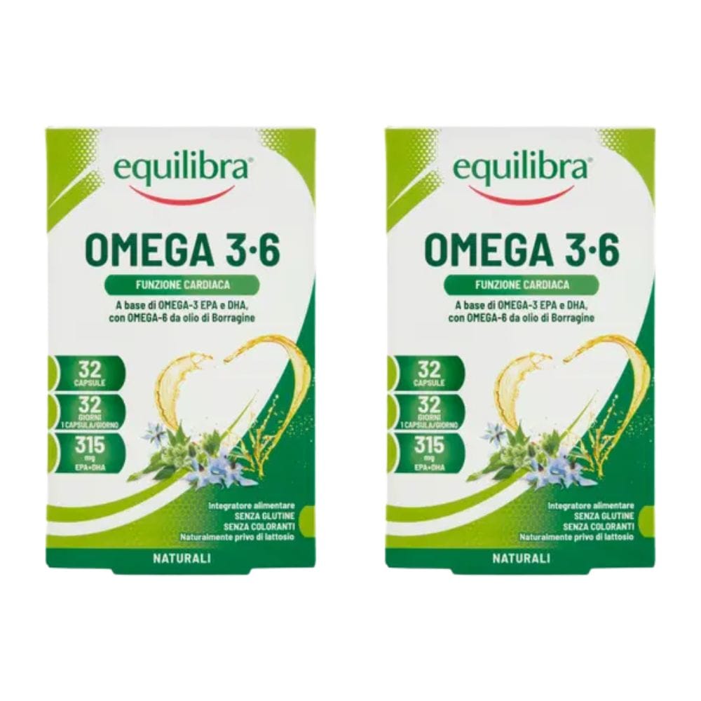 Omega 3-6 32 Capsule Pack X2