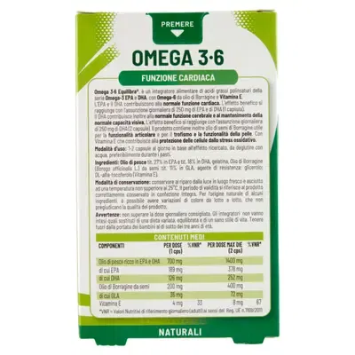Omega 3-6 32 Capsule Pack X2