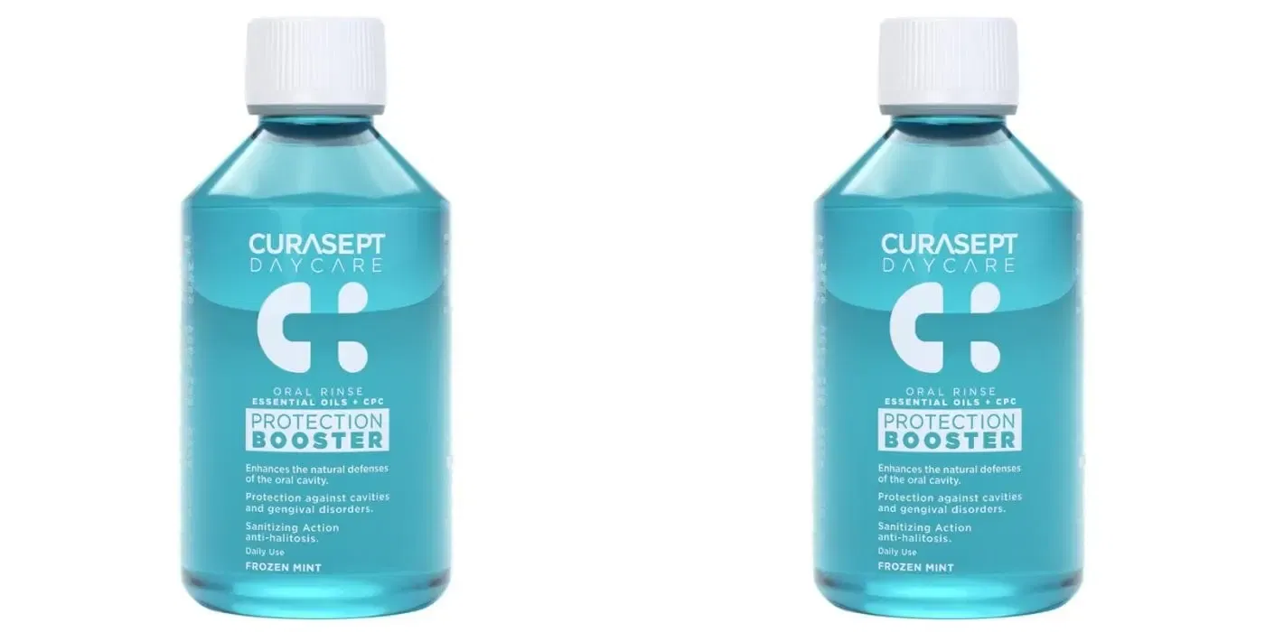 CURASEPT DAYCARE COLLUTORIO PROTECTION BOOSTER FROZEN MINT 500 ML Pack da 2