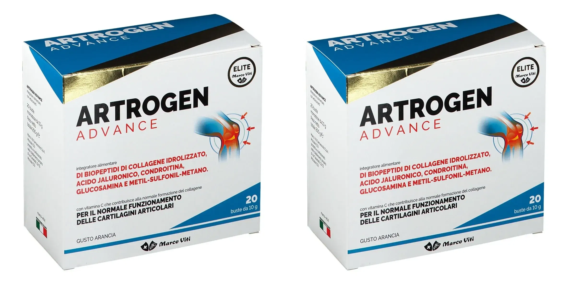 ARTROGEN ADVANCE 20 BUSTINE DA 10 G Pack da 2