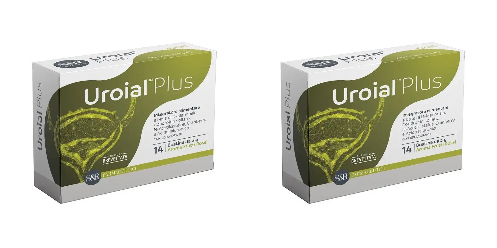 UROIAL PLUS 14 BUSTINE DA 3 G Pack da 2