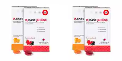 D3BASE JUNIOR 30 CARAMELLE GOMMOSE FRUTTI DI BOSCO Pack da 2