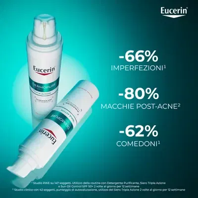 EUCERIN DERMOPURE CLINICAL DETERGENTE + SIERO