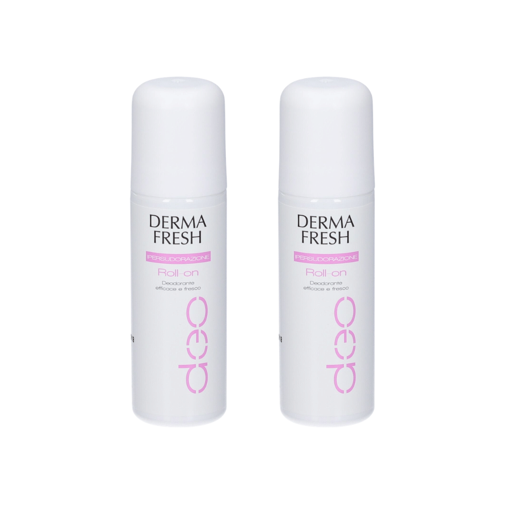 DERMAFRESH IPERSUDORAZIONE ROLL ON DEODORANTE 75 ML Pack X2