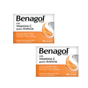 BENAGOL VIT C*36PAST ARANCIA pastiglie mal di gola Pack da 2