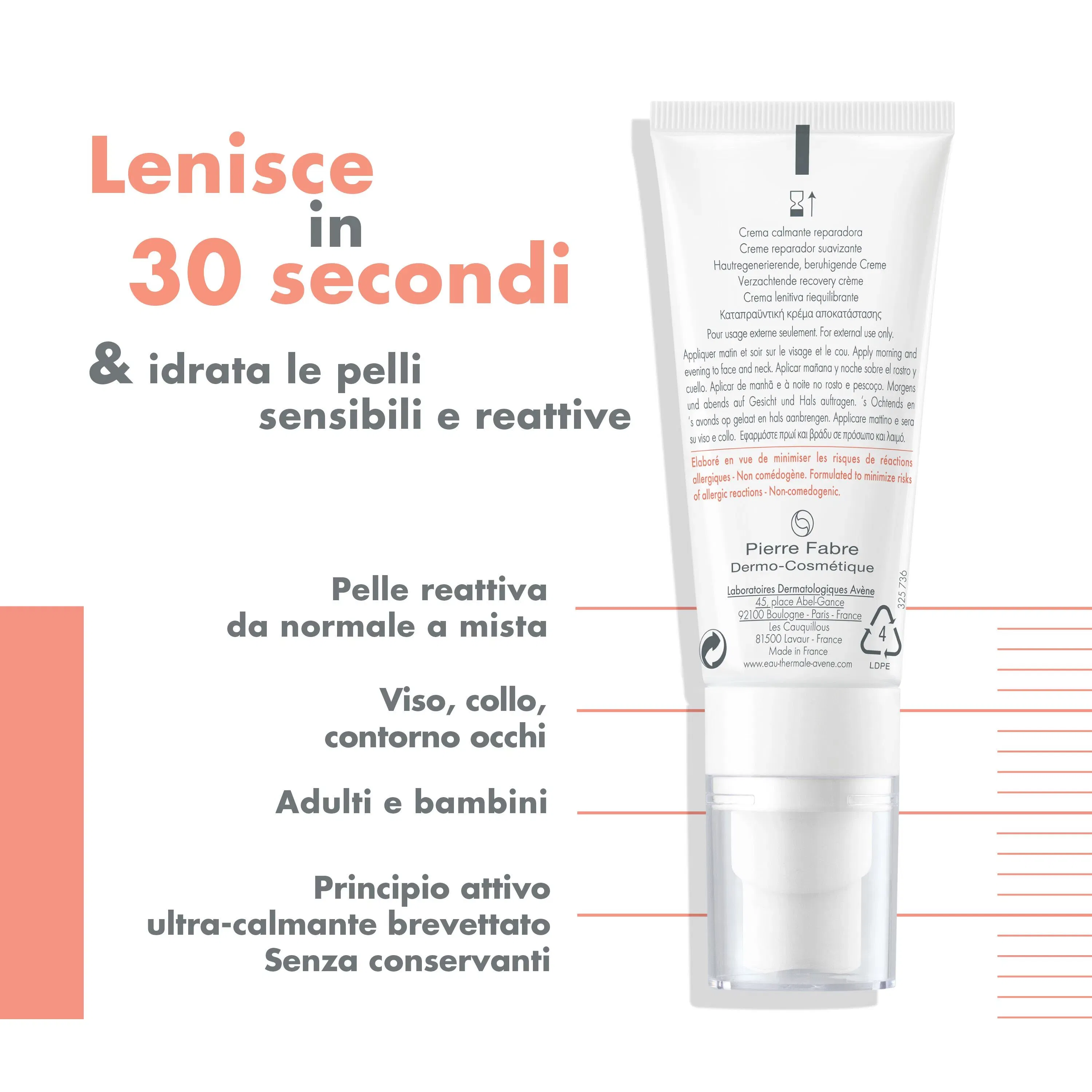 Crema Lenitiva Riequilibrante Avène Pack x2