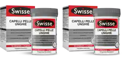 SWISSE CAPELLI PELLE UNGHIE 60 COMPRESSE Pack da 2