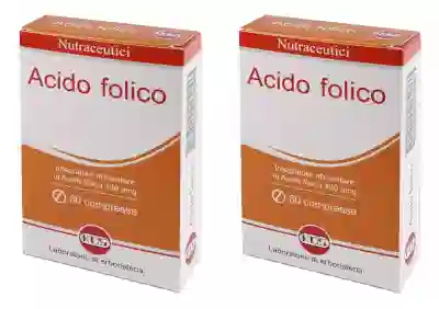 ACIDO FOLICO 400MCG 60 COMPRESSE Pack da 2