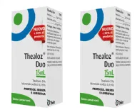 THEALOZ DUO SOLUZIONE OFTALMICA FLACONE 15 ML Pack da 2