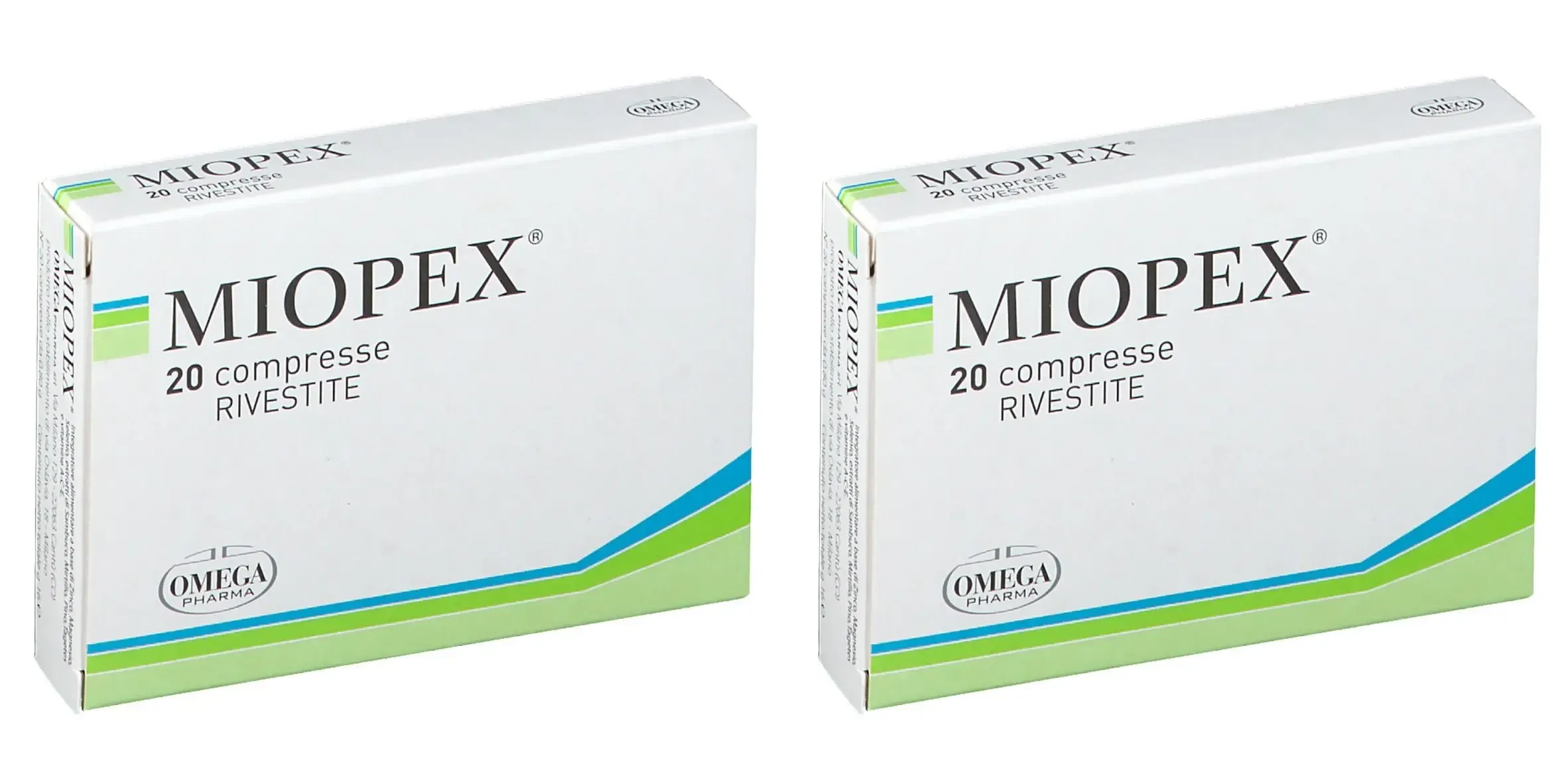 MIOPEX 20 COMPRESSE Pack da 2