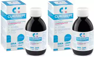 CURASEPT COLLUTORIO 0,05 ADS + DNA 200 ML Pack da 2