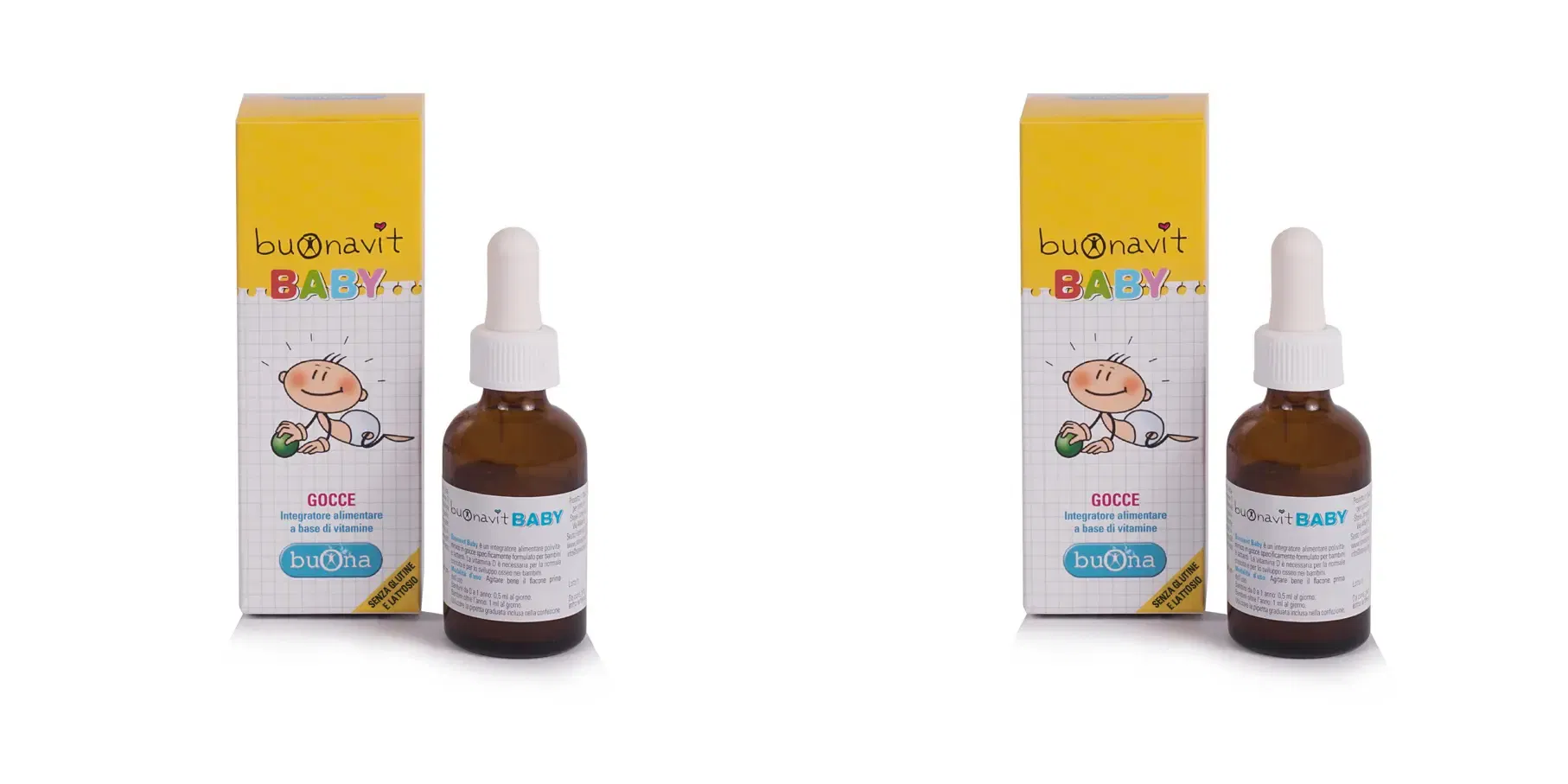 BUONAVIT BABY GOCCE 20 ML Pack da 2