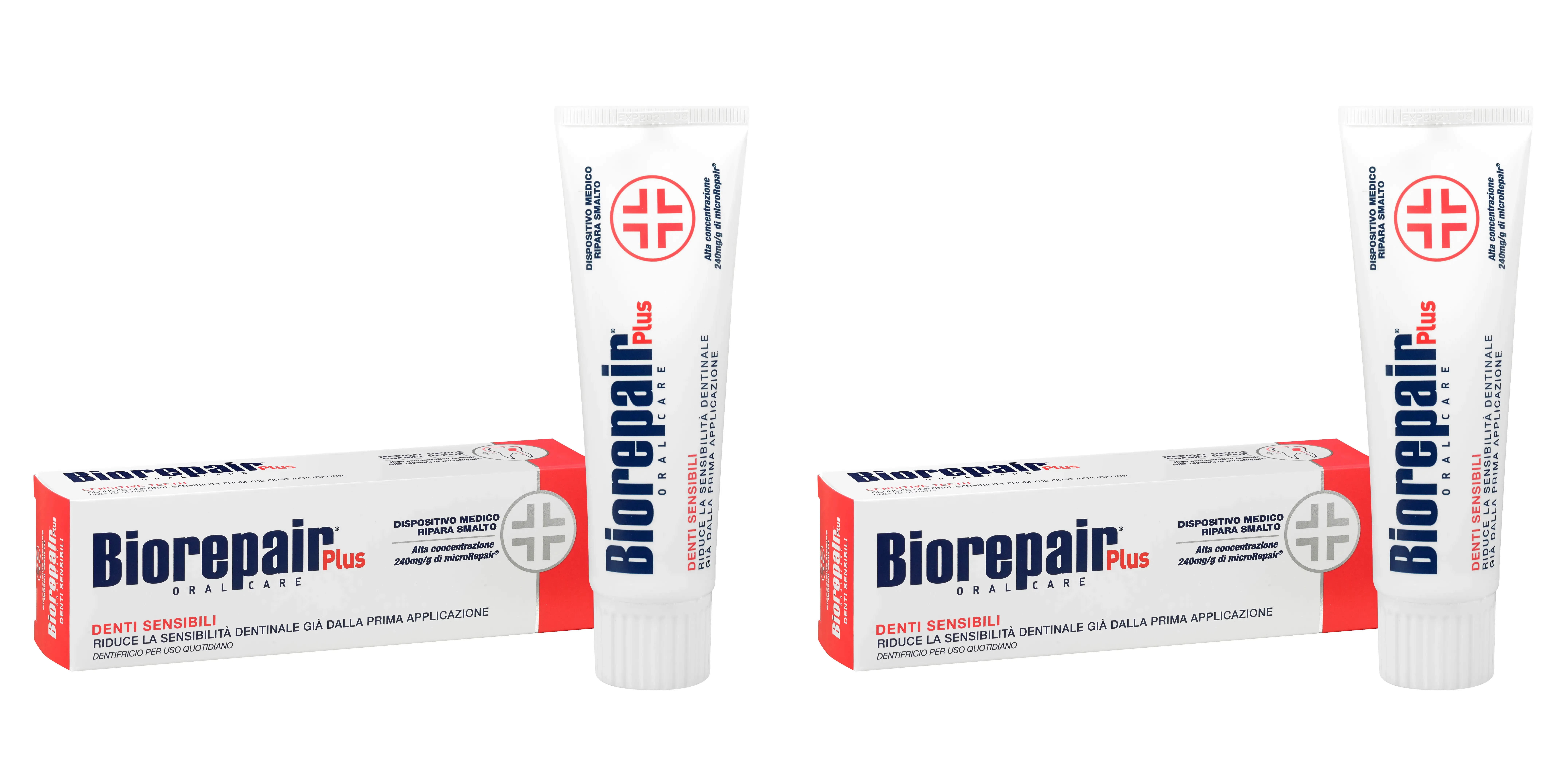 BIOREPAIR PLUS DENTI SENSIBILI 75 ML Pack da 2