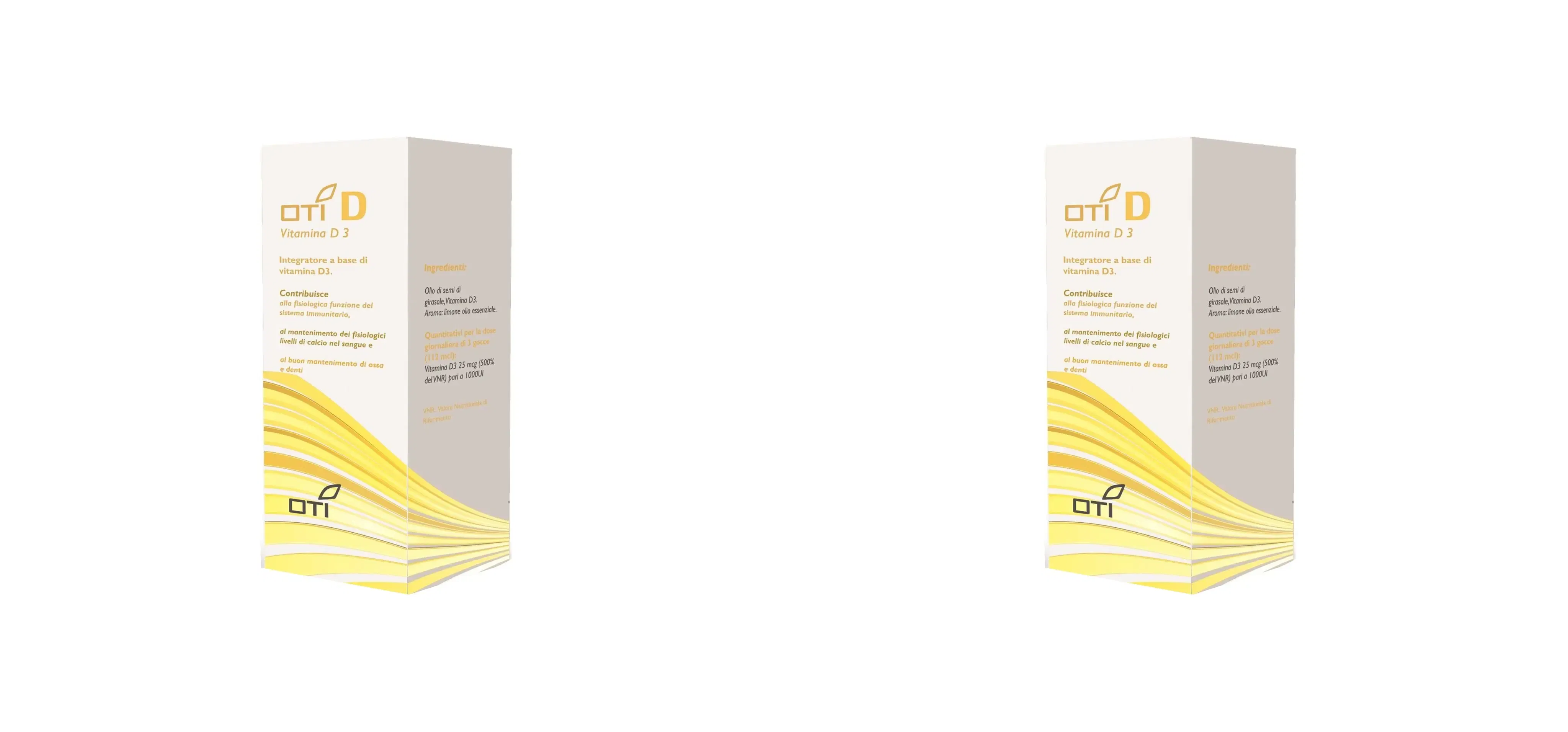 OTI D VITAMINA D3 GOCCE 50ML Pack da 2