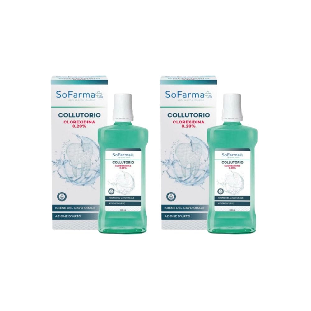 COLLUTORIO CLOREXIDINA 0,20% 200 ML PACK X2