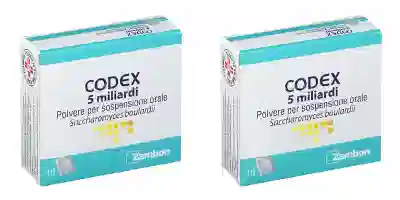 CODEX 10 bustine polvere orale 5 mld 250 mg Pack da 2