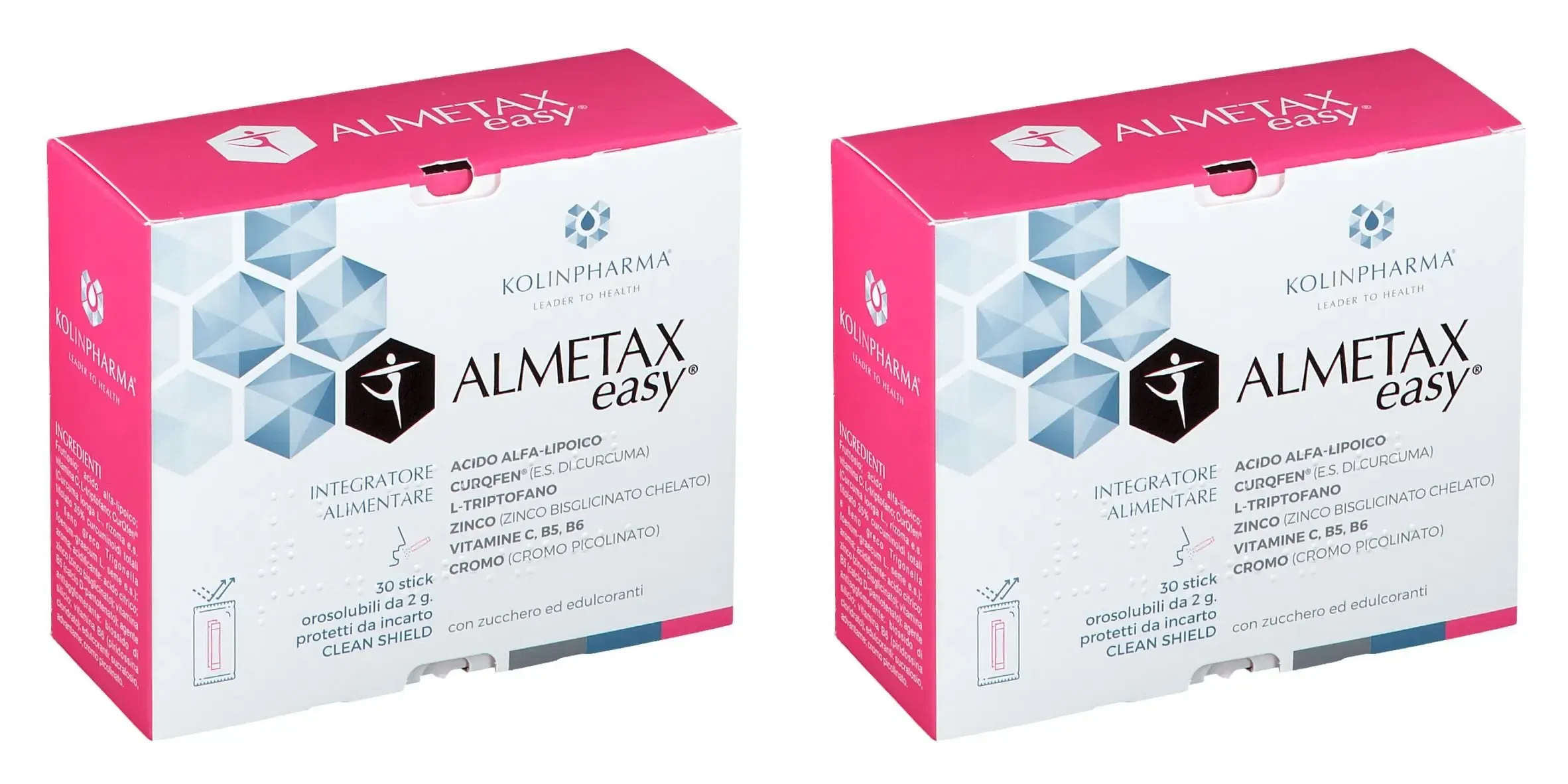 ALMETAX EASY 30 STICK OROSOLUBILI Pack da 2