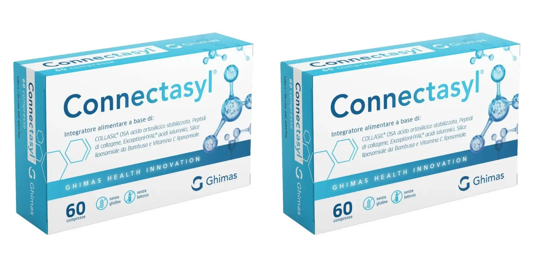 CONNECTASYL 60 COMPRESSE Pack da 2