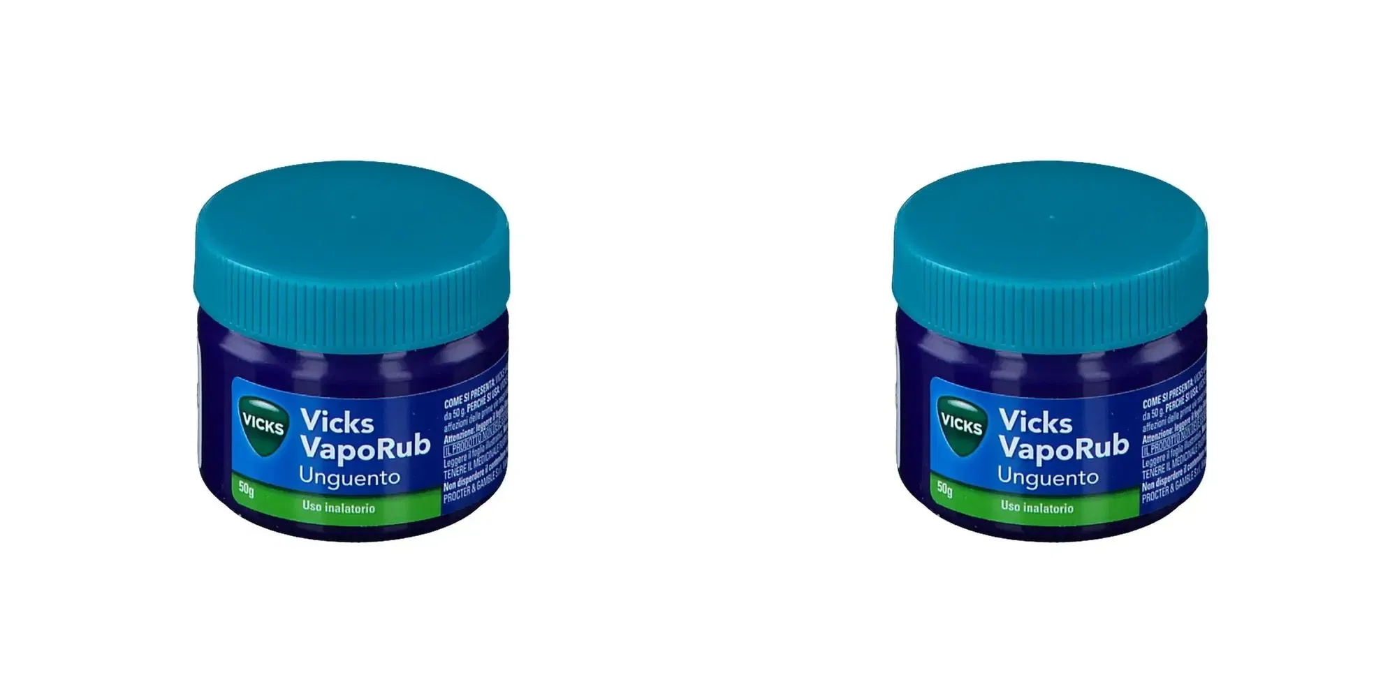 VICKS VAPORUB unguento inalante 50 g Pack da 2