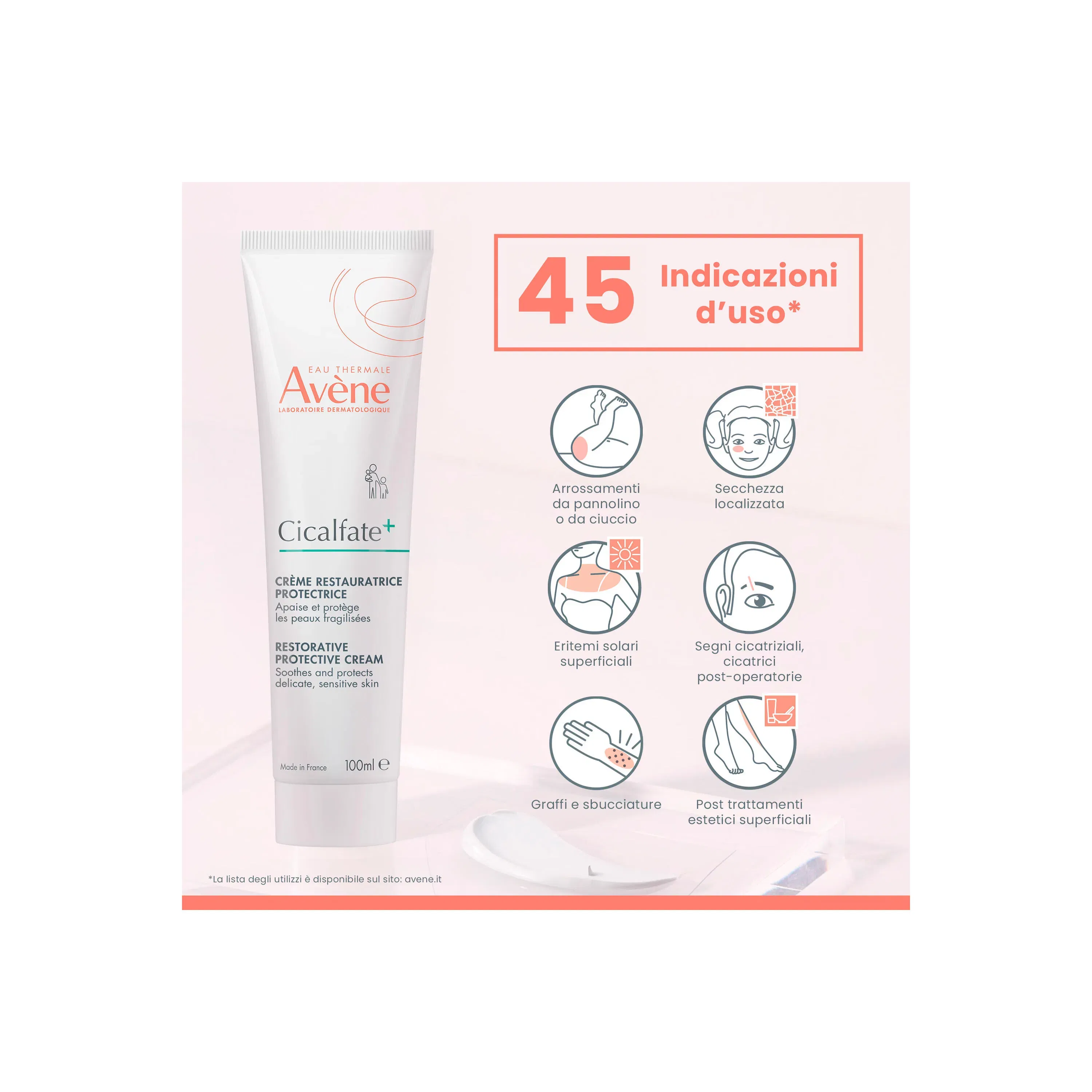 Avène Spray Solare SPF50+ 200ml + Cicalfate+ Crema Riparatrice 100ml