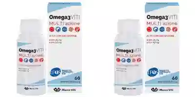 VITI OMEGA3 MULTIAZIONE 60 PERLE Pack da 2