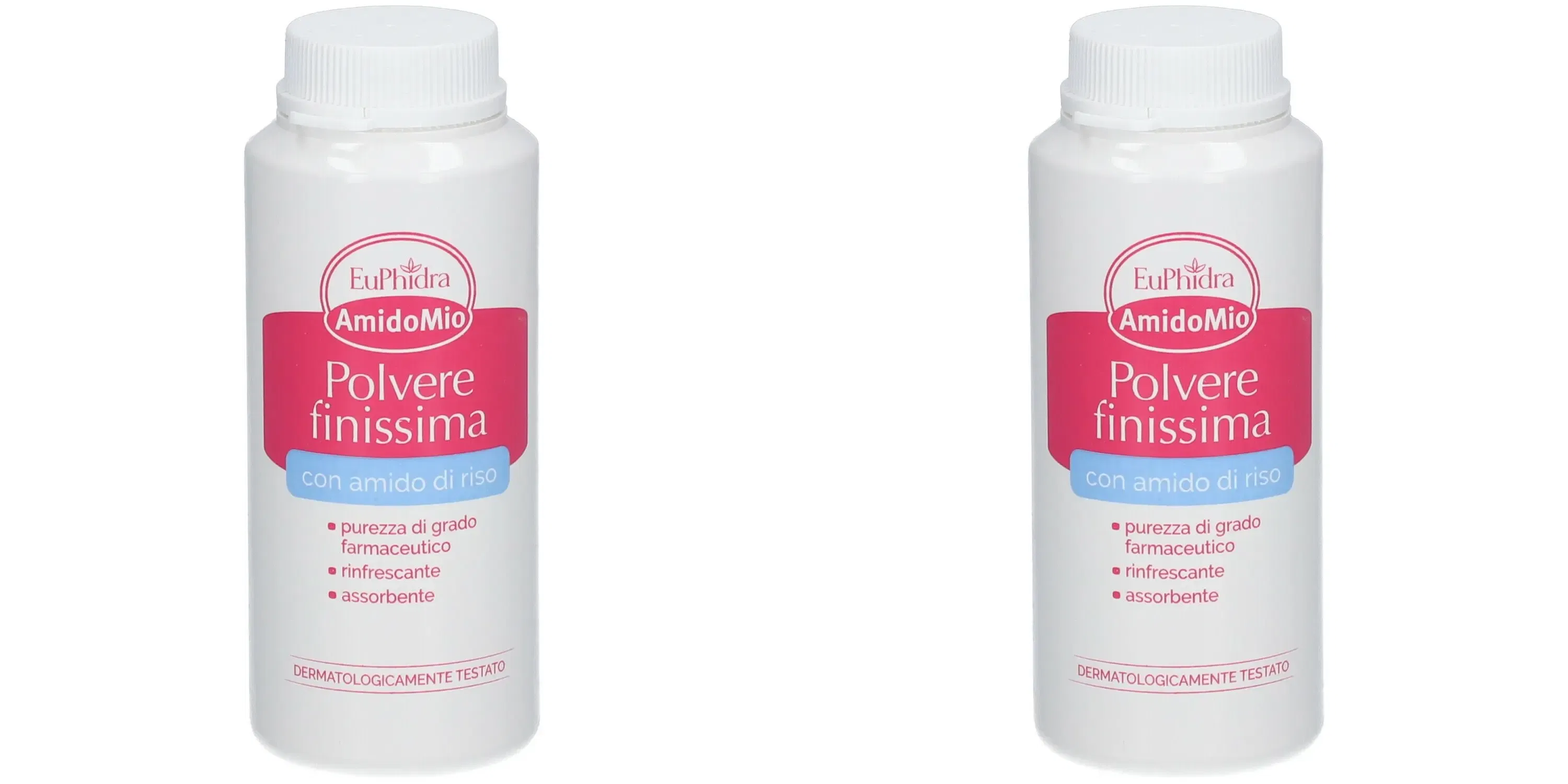 EUPHIDRA AMIDOMIO POLVERE FINISSIMA 100 G Pack da 2