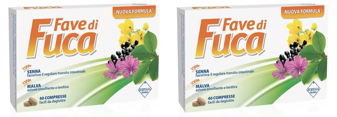 FAVE DI FUCA 40 COMPRESSE SENNA Pack da 2
