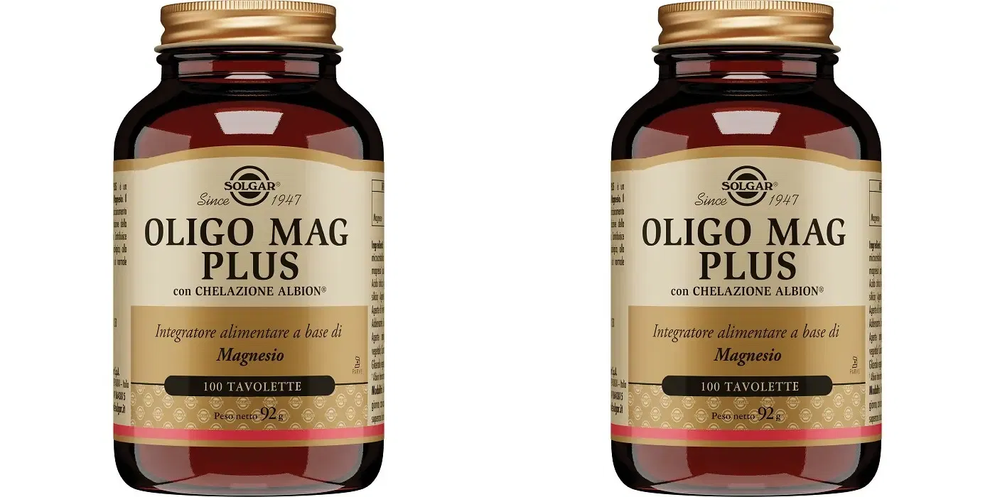 OLIGO MAG PLUS 100 TAVOLETTE Pack da 2