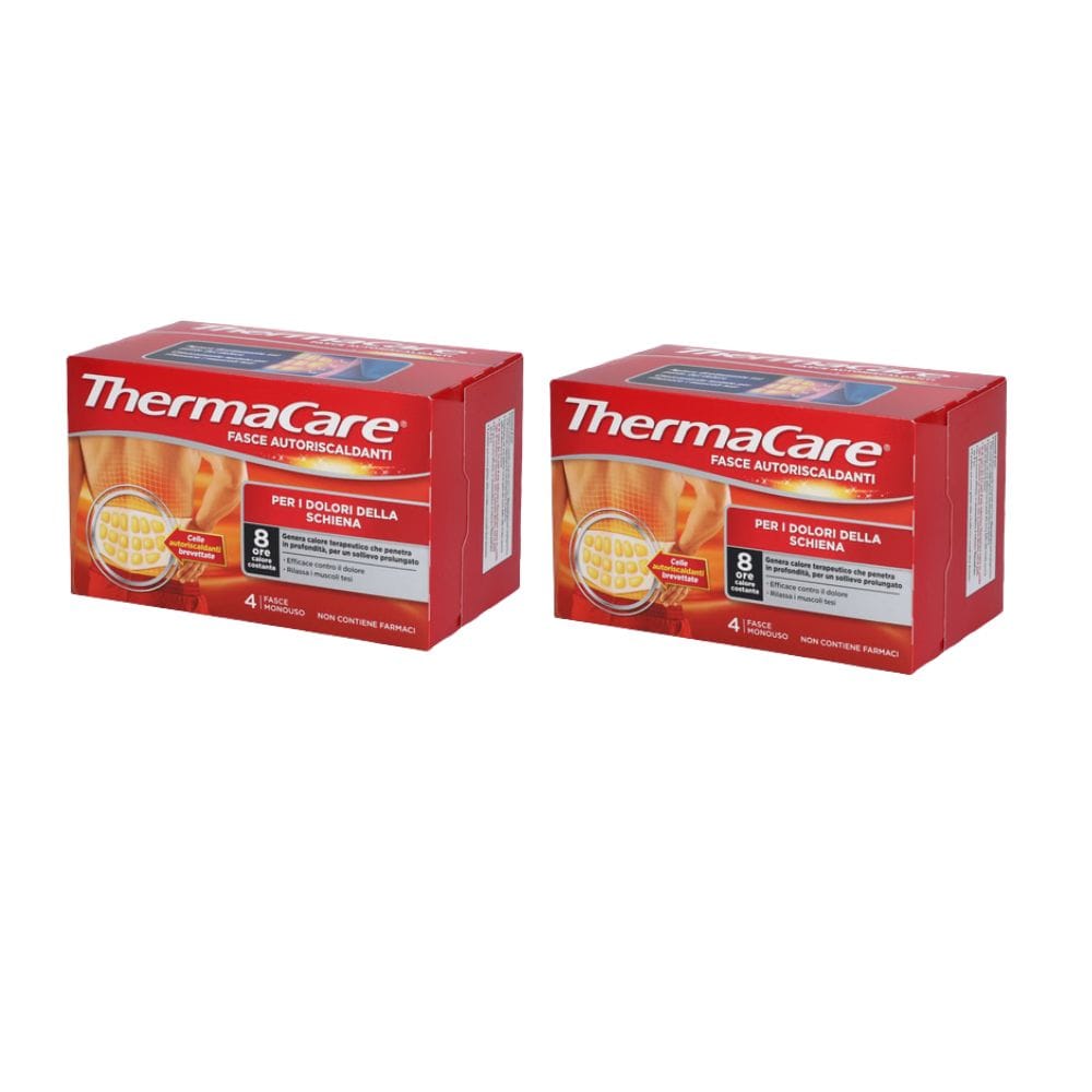 FASCIA AUTORISCALDANTE A CALORE TERAPEUTICO THERMACARE SCHIENA  PACK X2