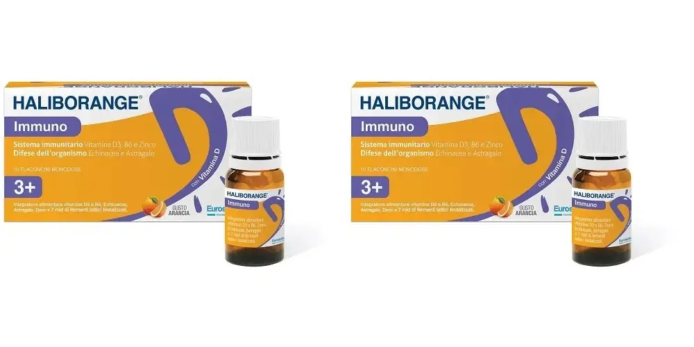 HALIBORANGE IMMUNO 10 FLACONCINI 10 ML Pack da 2