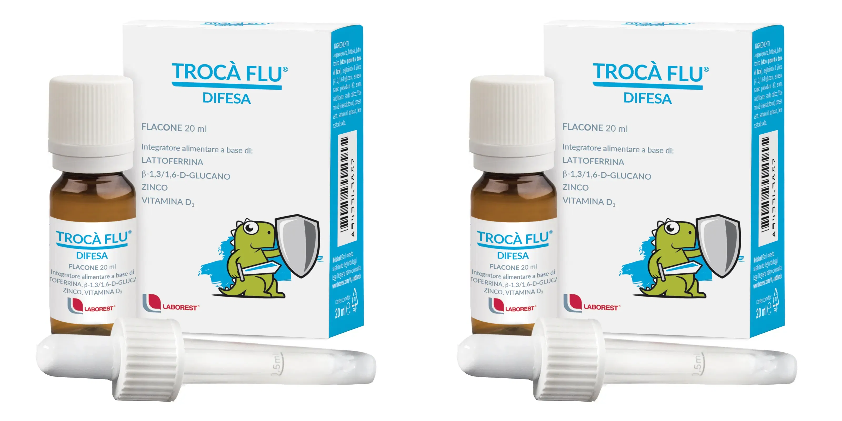 TROCA' FLU DIFESA 20 ML Pack da 2