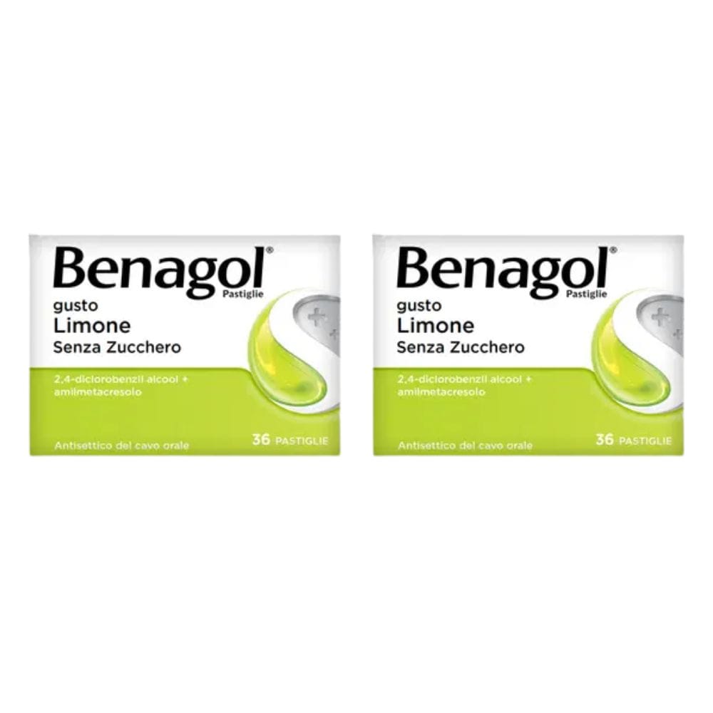 BENAGOL LIMONE S/Z 36 PASTIGLIE PACK X2