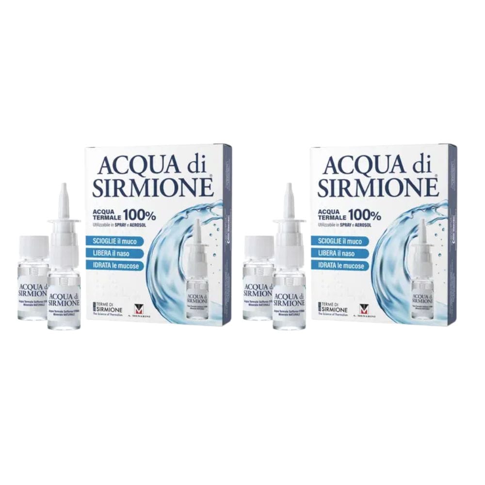 ACQUA SIRMIONE MINERALE NATURALE 6 FIALE 15 ML PACK X2 