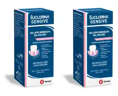 EUCLORINA GENGIVE COLLUTORIO 200 ML Pack da 2