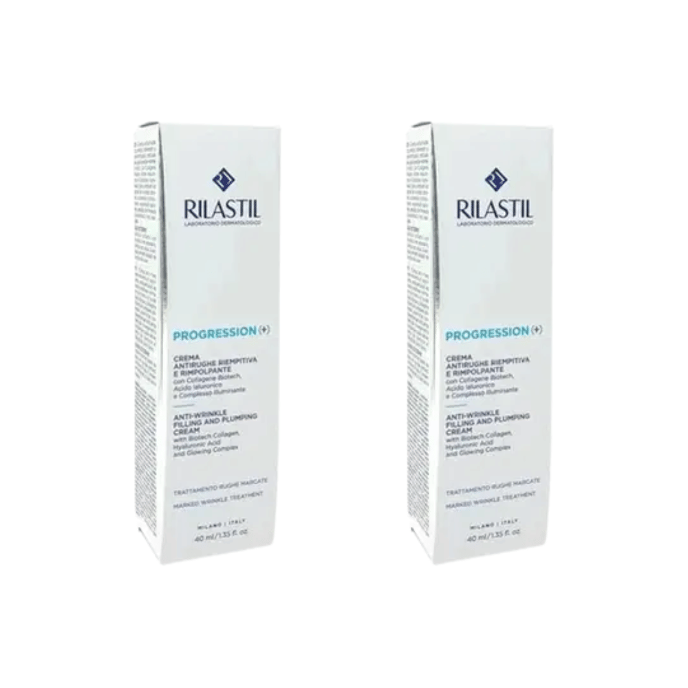 RILASTIL PROGRESSION CREMA ANTIRUGHE RIEMPITIVA 40 ML Pack X2