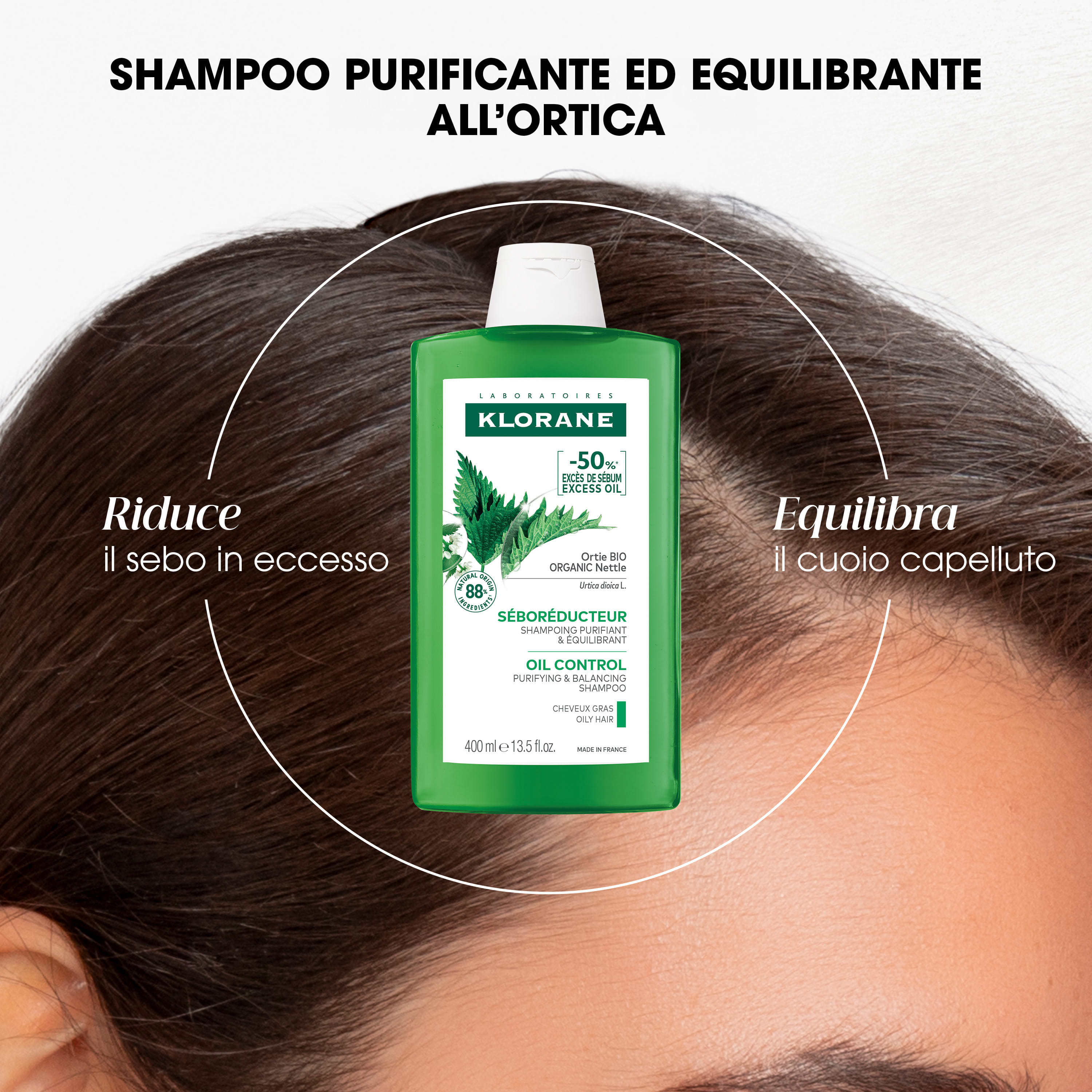 Shampoo capelli grassi Klorane + Detergente viso pelle grassa Avène 