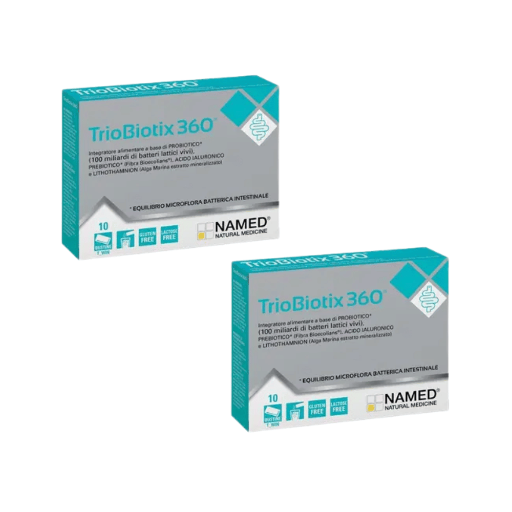 TRIOBIOTIX360 10 BUSTINE DA 4 G CON EDULCORANTE Pack X2