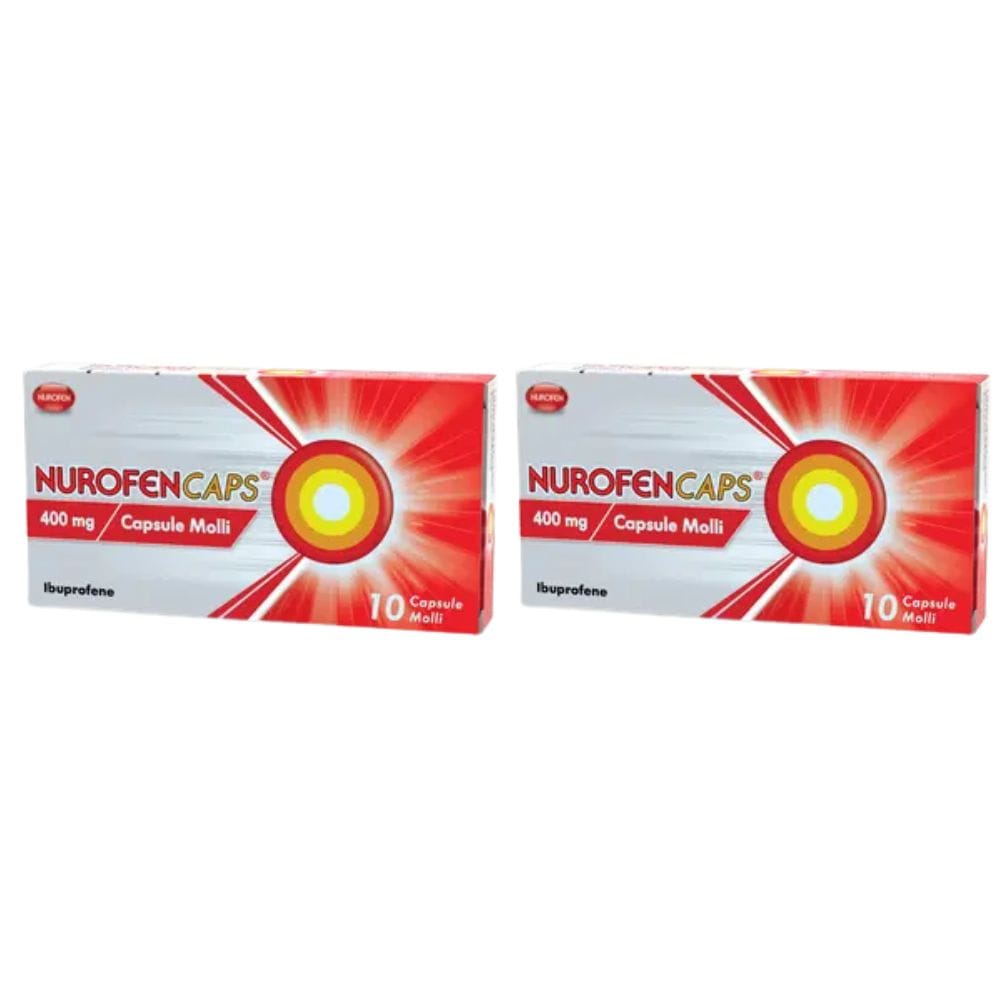 NUROFENCAPS 400MG 10 CAPS PACK X 2