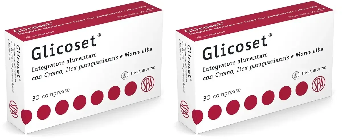 GLICOSET 30 COMPRESSE Pack da 2