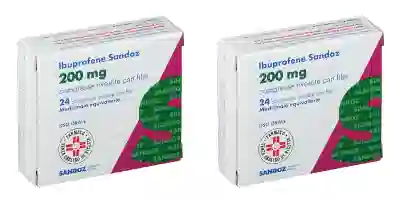IBUPROFENE (SANDOZ) 24 compresse rivestite 200 mg Pack da 2