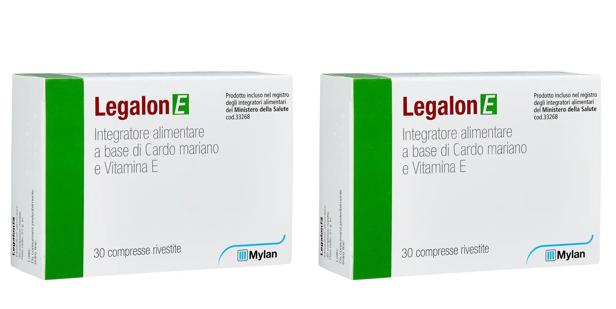 LEGALON E 30 COMPRESSE RIVESTITE CON FILM Pack da 2