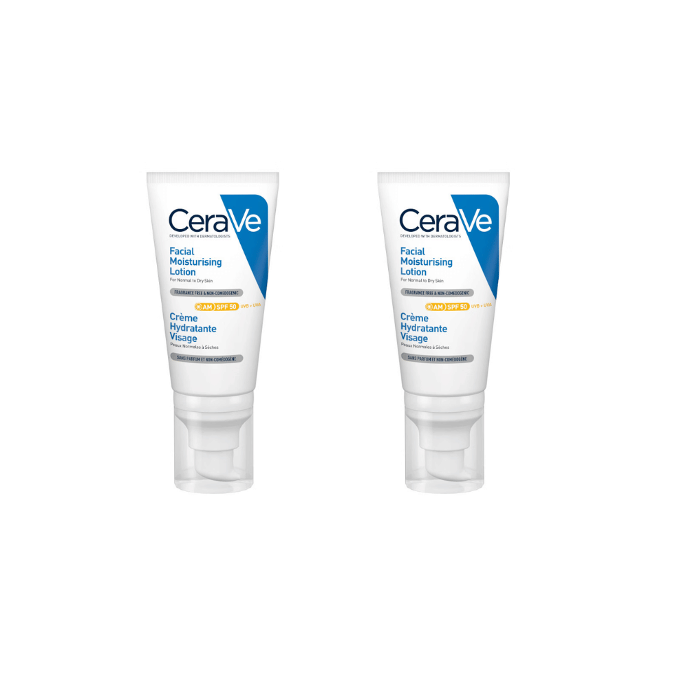 CERAVE CREMA VISO IDRATANTE SPF50 50 ML PACK X2
