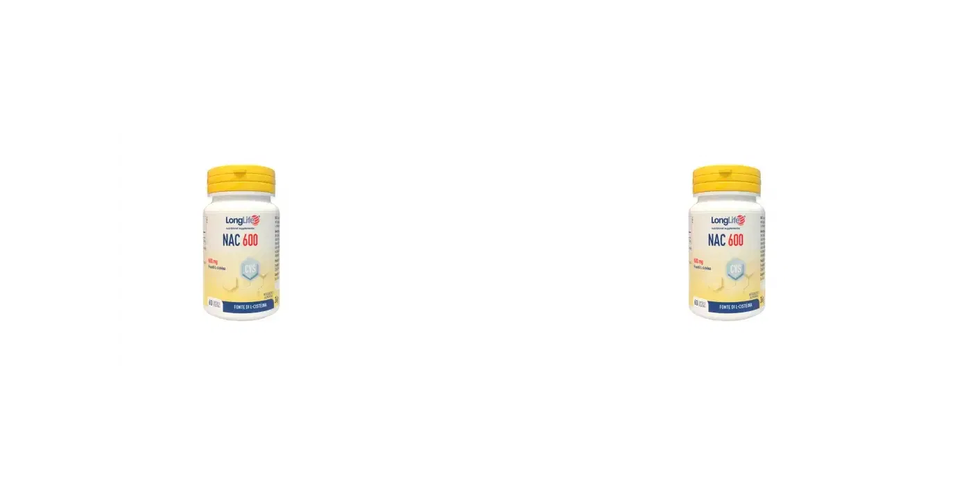 LONGLIFE NAC 600MG 60 CAPSULE Pack da 2