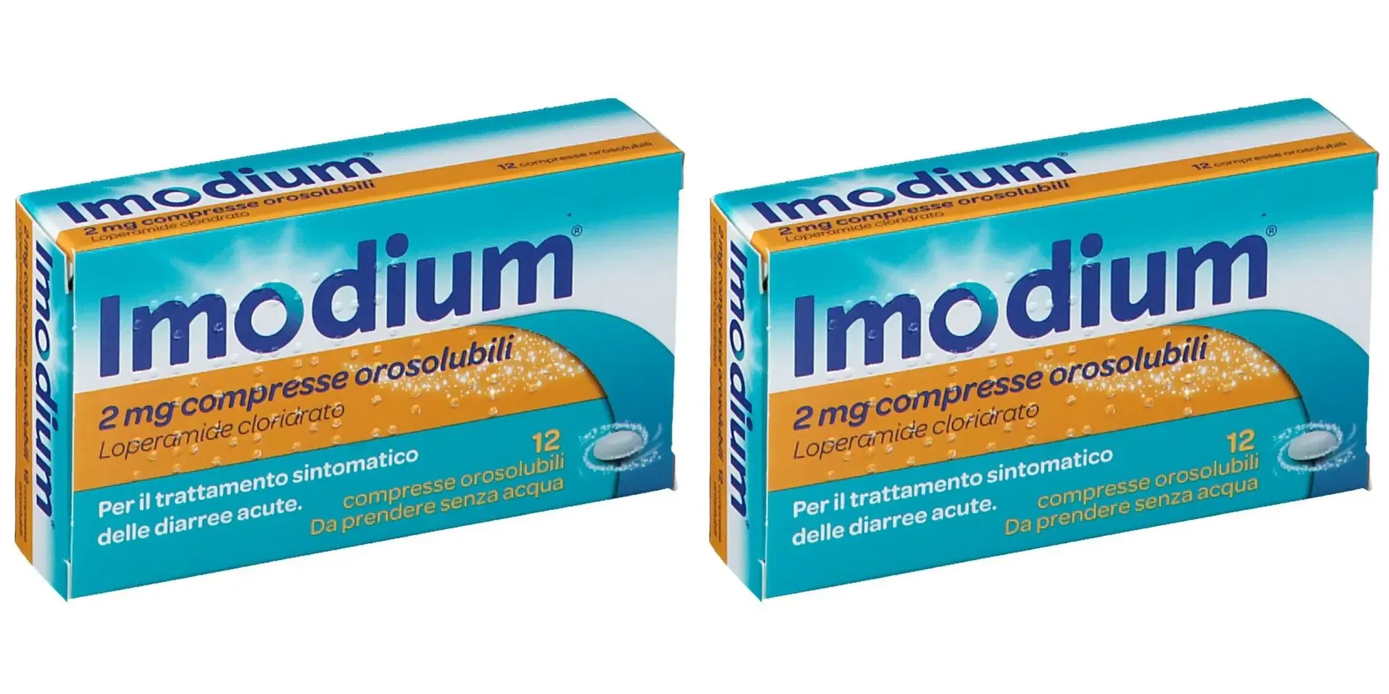 IMODIUM IMODIUM 12 compresse orosolubili 2 mg Pack da 2