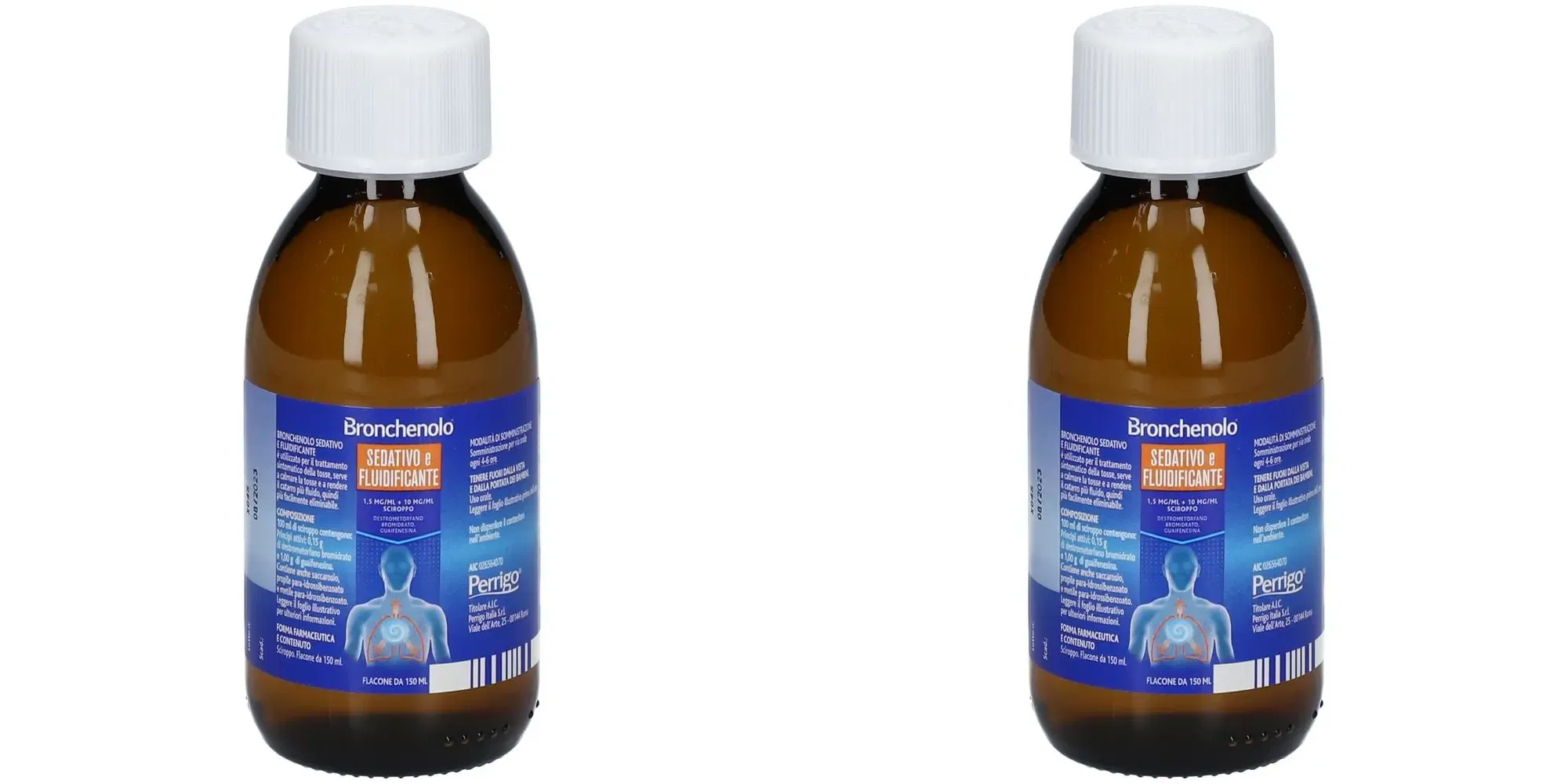 BRONCHENOLO SED FLUI*SCIR150ML Pack da 2