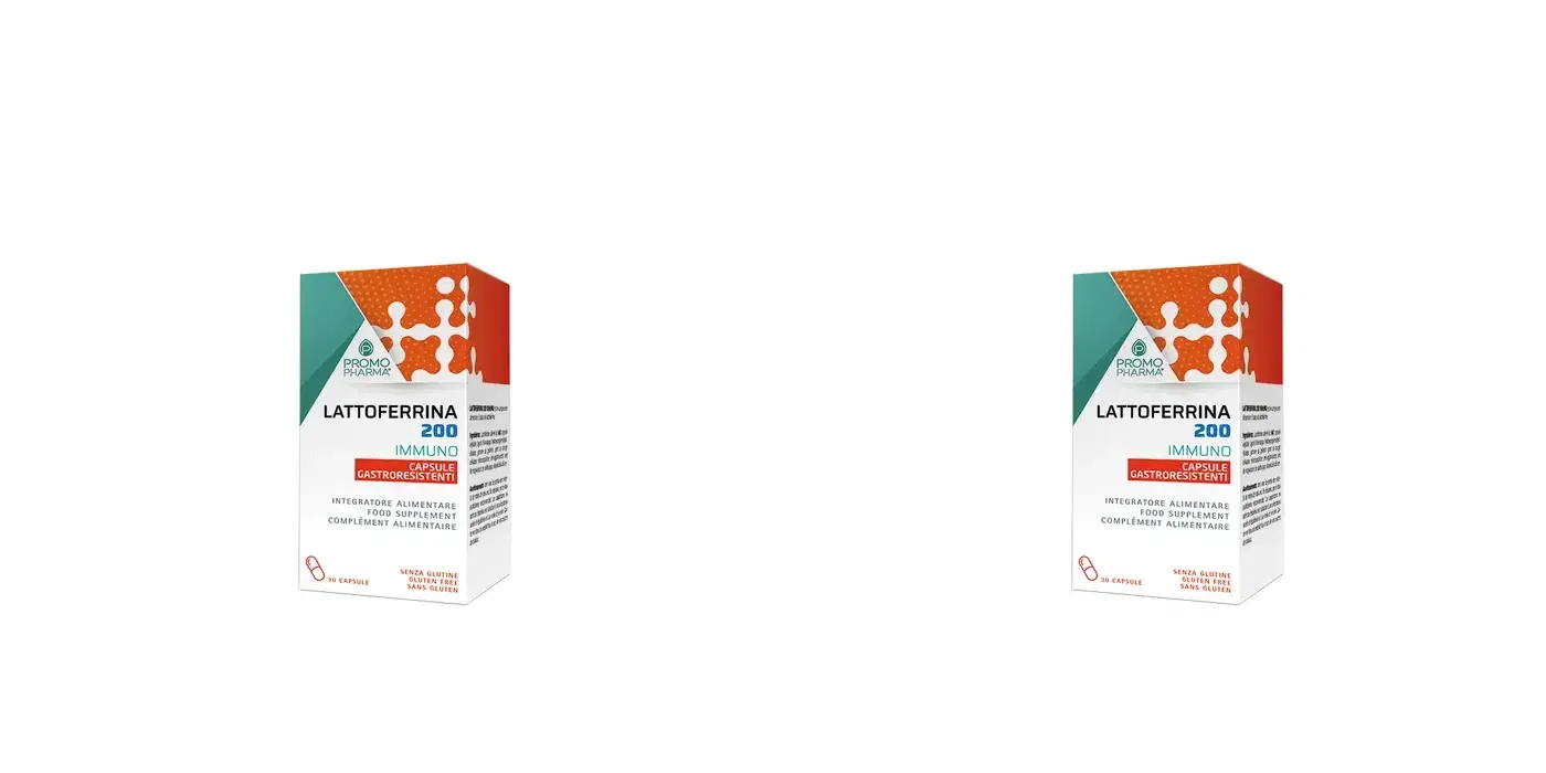 LATTOFERRINA 200 IMMUNO 30 CAPSULE Pack da 2