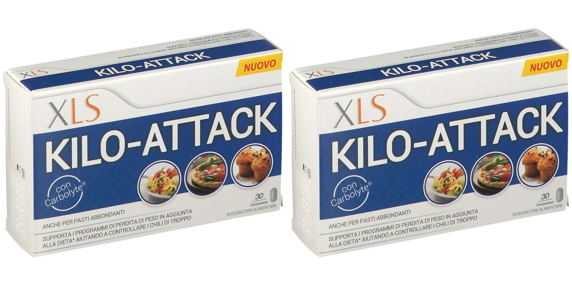 XLS KILO-ATTACK 30 COMPRESSE Pack da 2