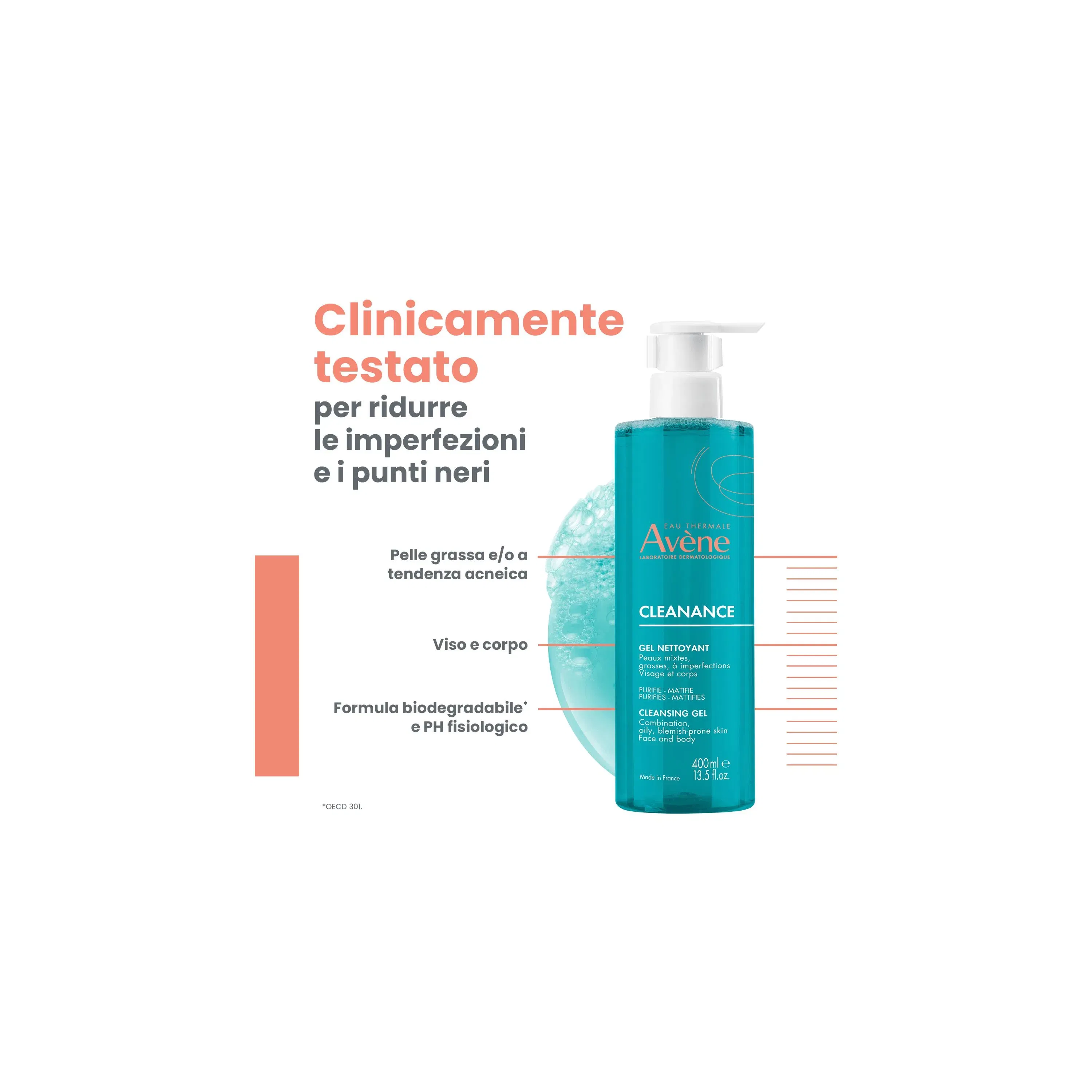 Gel Detergente e trattamento anti imperfezioni Avène