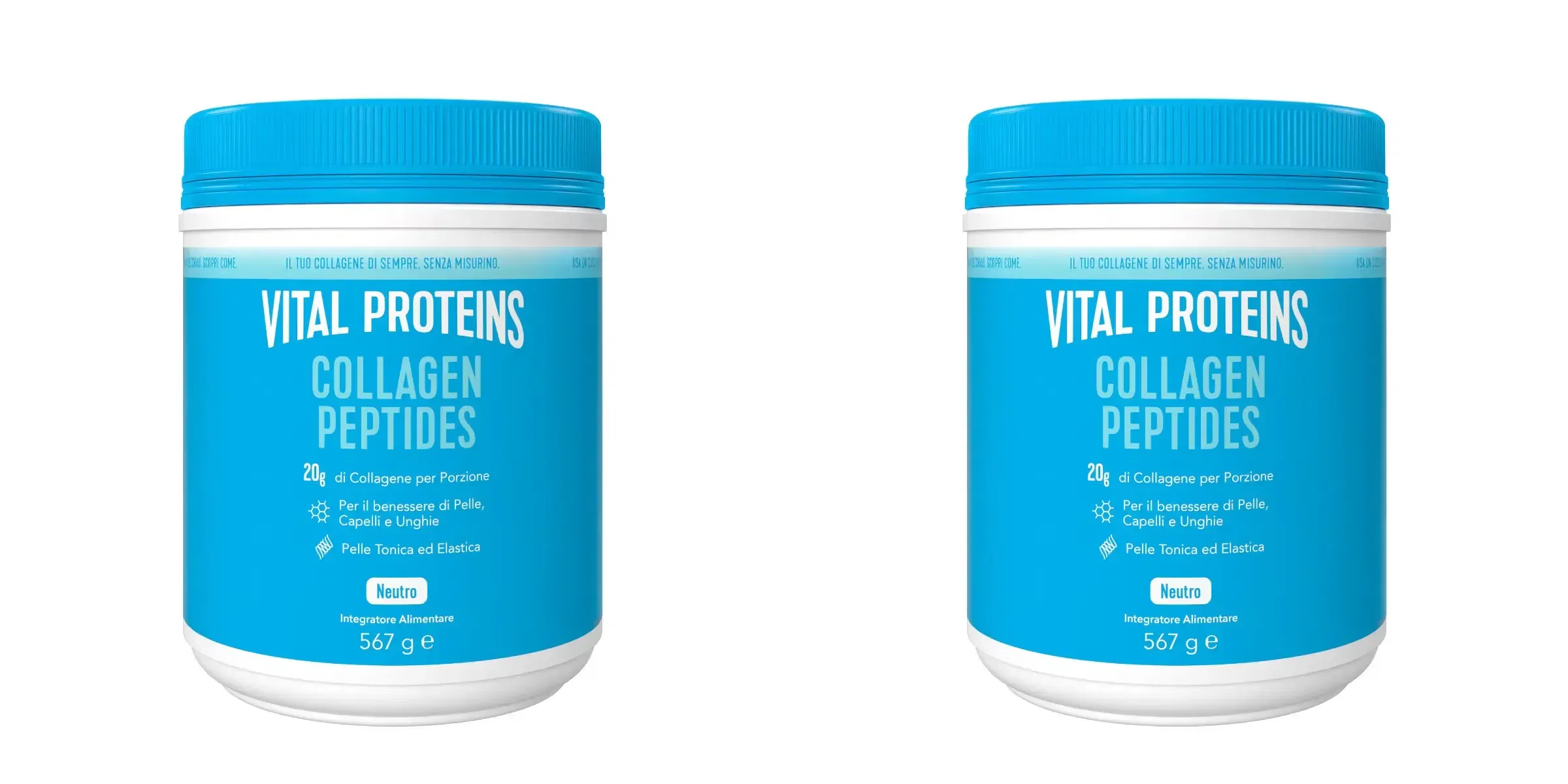 VITAL PROTEINS COLLAGEN PEPTIDES 567 G Pack da 2
